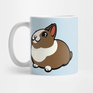 Brown and White Bunny Rabbit Coney Mug